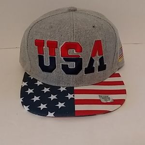 USA Baseball Hat Snapback One Size